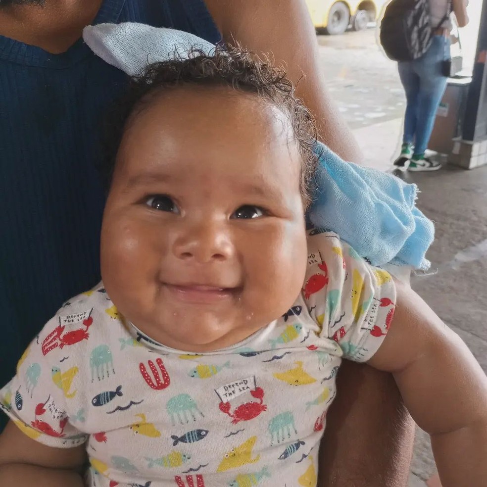 Bebê Isaac, de 5 meses, morreu em acidente de trânsito no Rio — Foto: Redes sociais