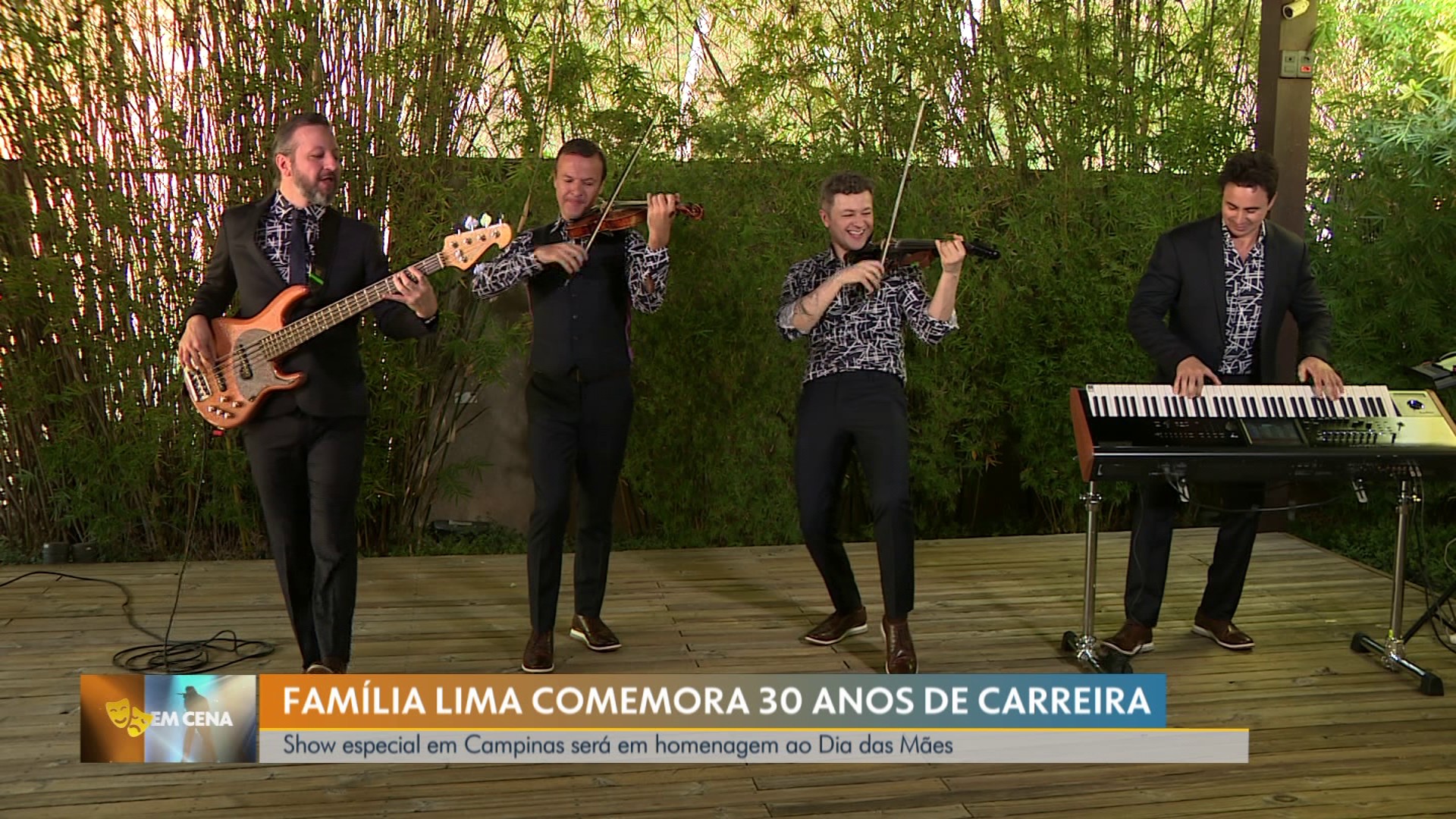 Família Lima detalha show especial de aniversário e dá amostra de repertório no Em Cena: 