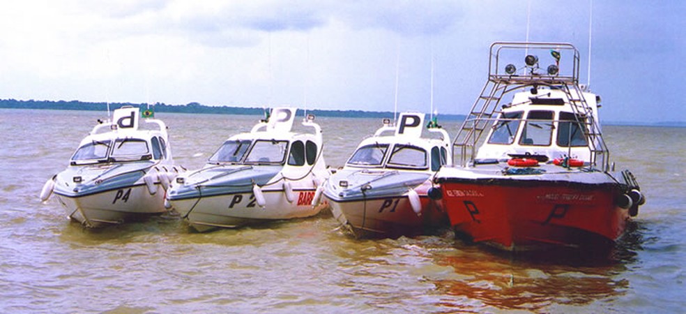 Embarcações usadas na praticagem no Pará. — Foto: Reprodução / Barra do Pará