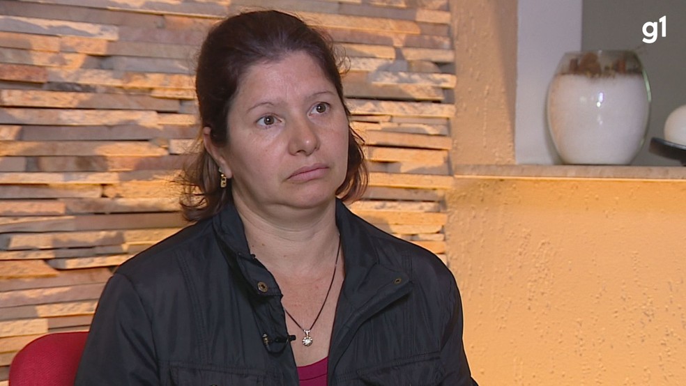 Adelaide Alexandrete, de 45 anos, resgatada de condição análoga a de escravidão em Santa Maria — Foto: RBS TV/Reprodução