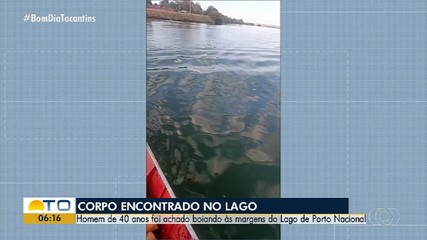 Corpo é encontrado boiando no Lago de Porto Nacional