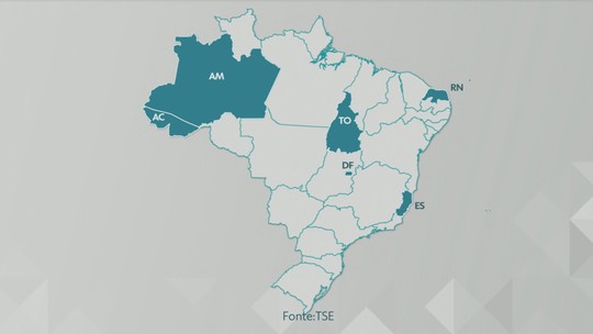 Como está a disputa presidencial nos estados em que haverá 2º turno