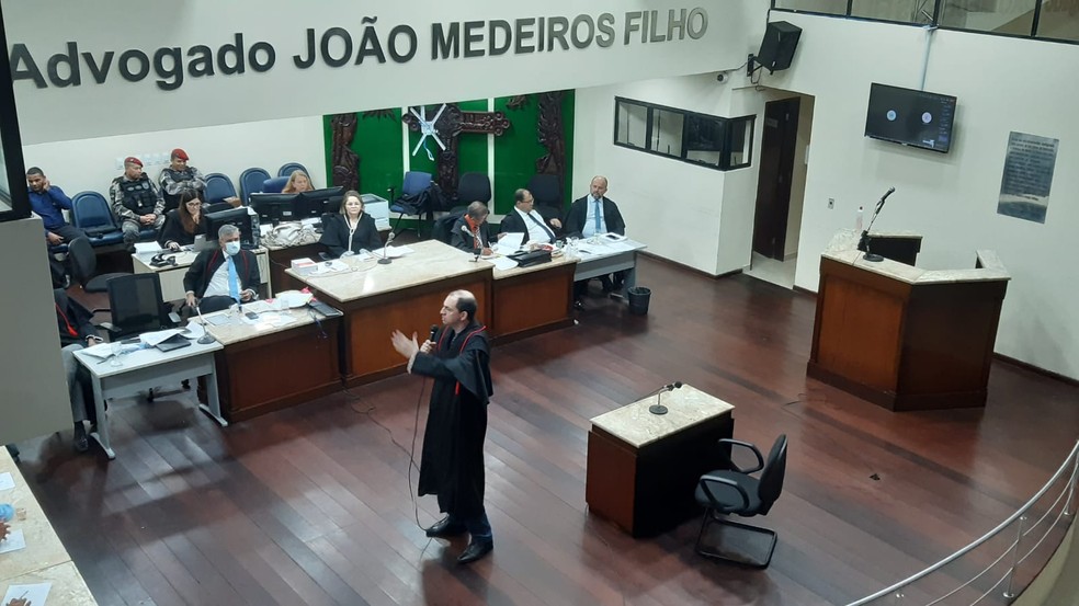 Júri terminou na noite de quarta-feira (10), em Natal — Foto: Sérgio Henrique Santos/Inter TV Cabugi