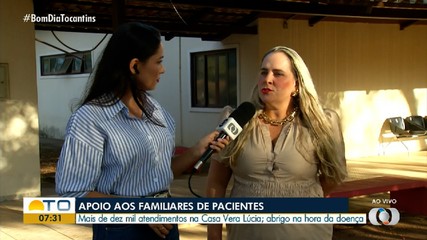 Casa de apoio já ajudou mais de 10 mil familiares de pessoas em tratamento em Palmas