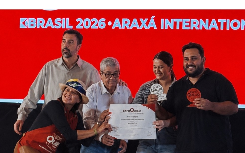 Piumhi conquista nove medalhas na ExpoQueijo Brasil 2026 — Foto: Sebrae/ Divulgação