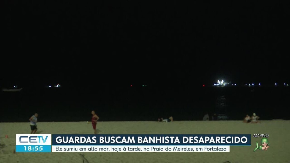 Busca por banhista desaparecido em alto mar encerra segundo dia em Fortaleza