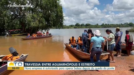 Nova empresa é autorizada para operar balsas após queda da ponte JK