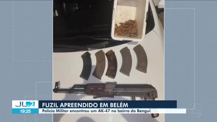 Polícia Militar encontra fuzil no Benguí, em Belém