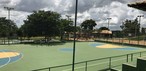 Quadra na área de lazer do Condomínio Solar de Brasília
