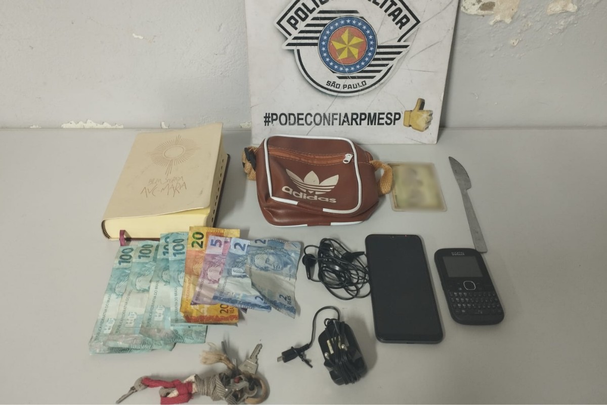 Suspeita de roubo reclama de cãibras, é abordada pela PM e acaba presa no interior de SP