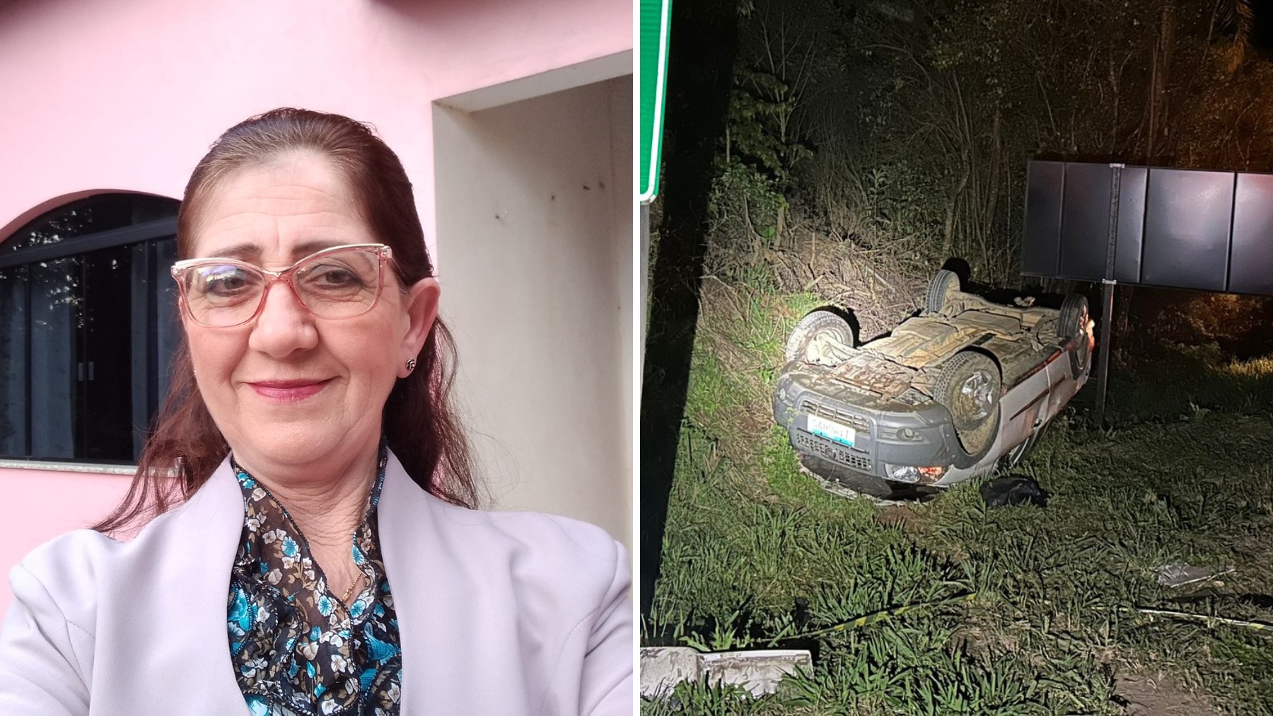 Mulher que voltava de acampamento de igreja morre em acidente entre carro e caminhão, no Paraná