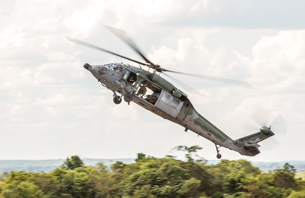 Black Hawk em operação da Força Aérea Brasileira — Foto: Divulgação/Força Aérea Brasileira