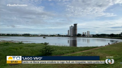 Prefeitura de Araguaína libera pesca amadora em lago da cidade