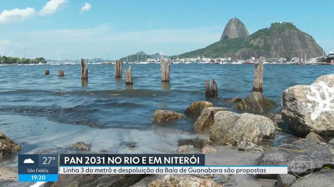 Despoluição da Baía e Linha 3 do metrô: candidatura de Rio e Niterói ao Pan resgata promessas antigas