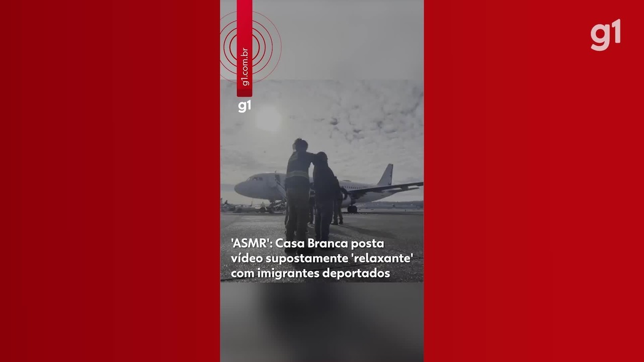 Governo Trump zomba de deportação e posta vídeo 'ASMR' com imigrantes algemados