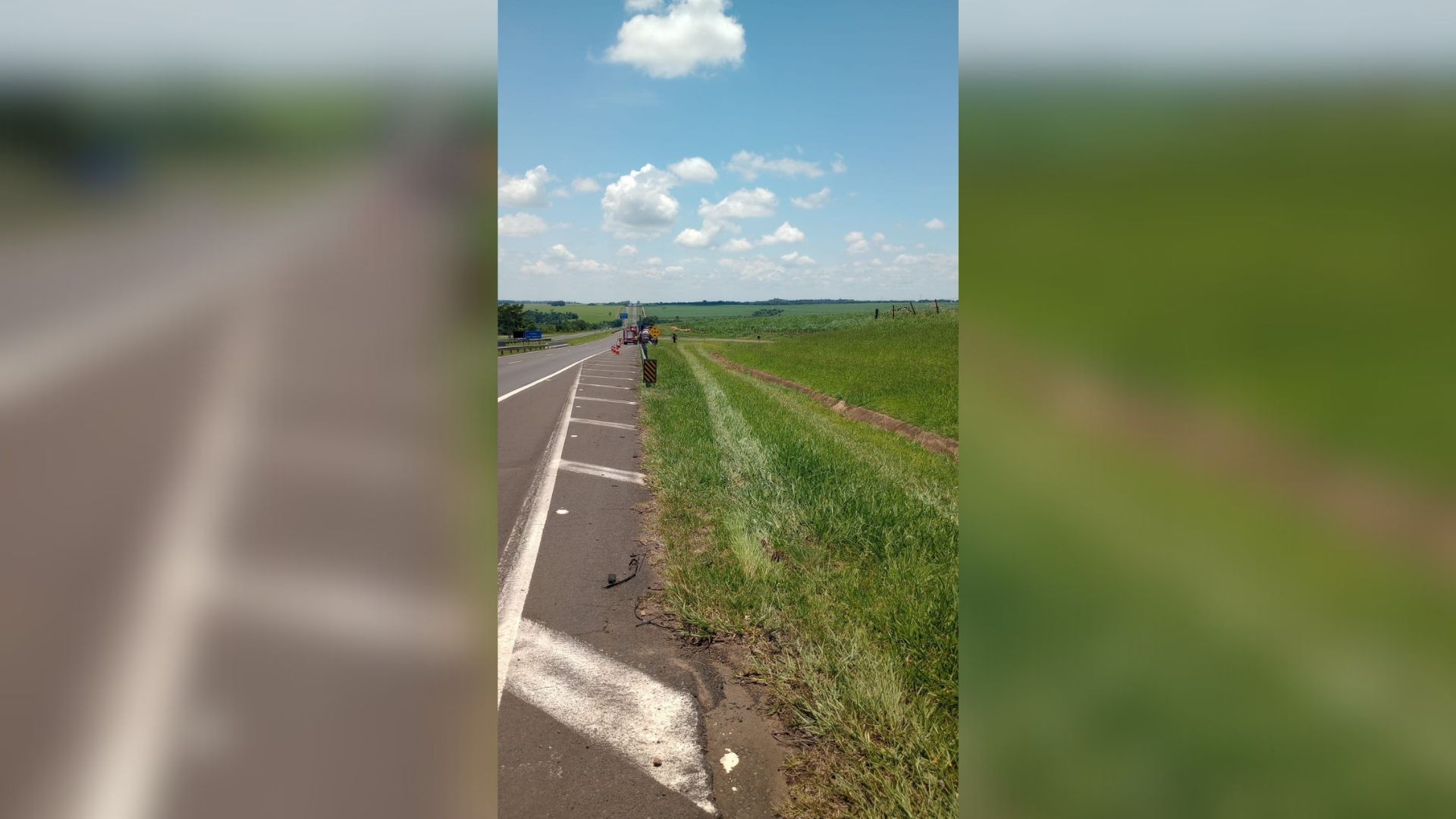 Motorista morre após bater carreta em talude e ficar preso à cabine do veículo em viaduto da Marechal Rondon