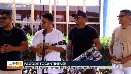 Pagode toma conta de Palmas com Kamisa 10 e Di Propósito no Projeto 1+1