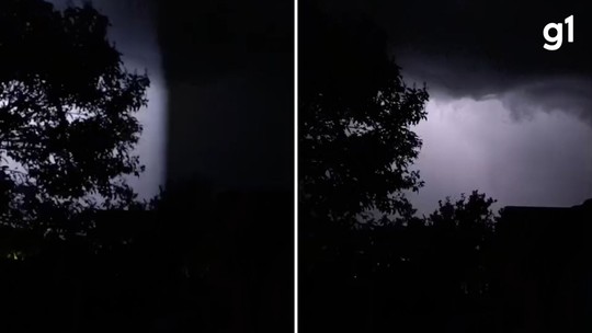 'É um tornado, meu Deus do céu': morador se assusta no RS