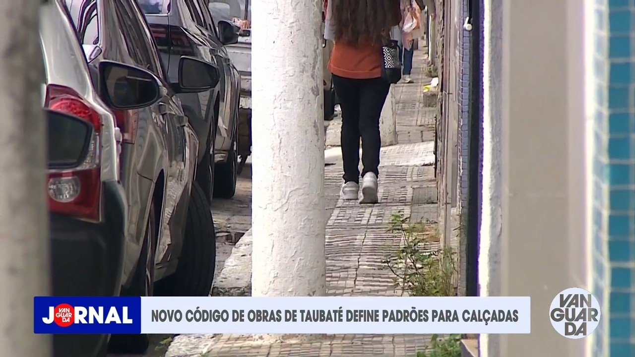 Taubaté atualiza Código de Obras após 32 anos e cria regras para novas calçadas