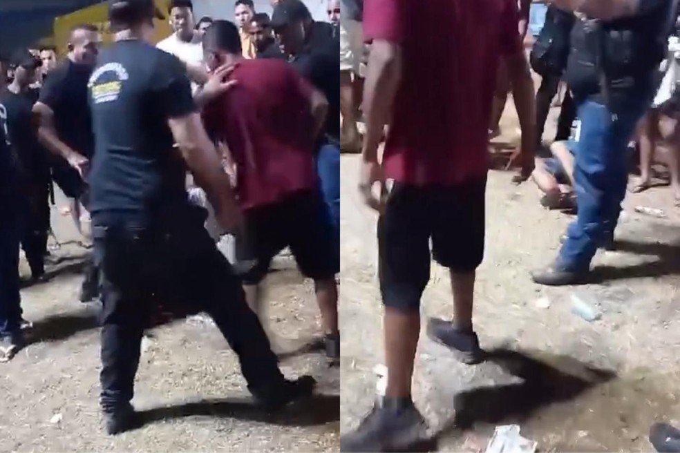 Dono de banca é preso suspeito de esfaquear homem que o teria atingido com faca — Foto: Reprodução