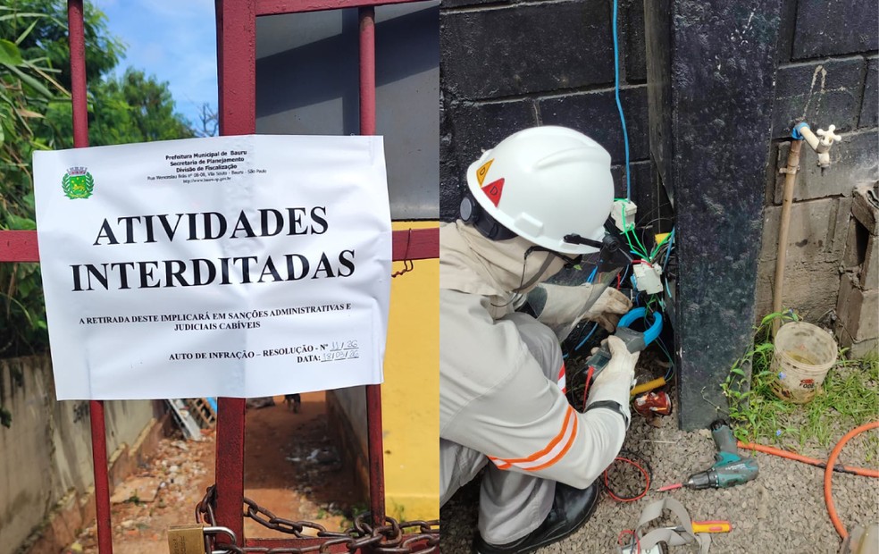1 de 3
Tr&ecirc;s pessoas s&atilde;o presas em flagrante durante opera&ccedil;&atilde;o contra furto de fios em Bauru &mdash; Foto: Reprodu&ccedil;&atilde;o