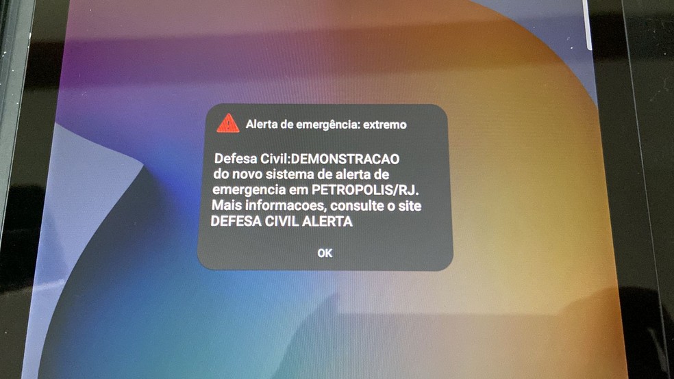 Petrópolis testa nova tecnologia de alerta para desastres naturais — Foto: Rhayssa Motta/g1