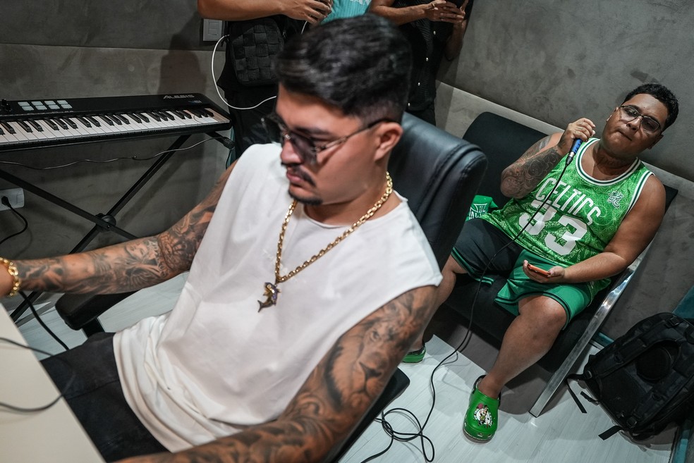 Ryan SP e Japa NK se conheceram por meio do empresário de Japa, quando o DJ ainda trabalhava na gravadora Love Funk — Foto: Fábio Tito