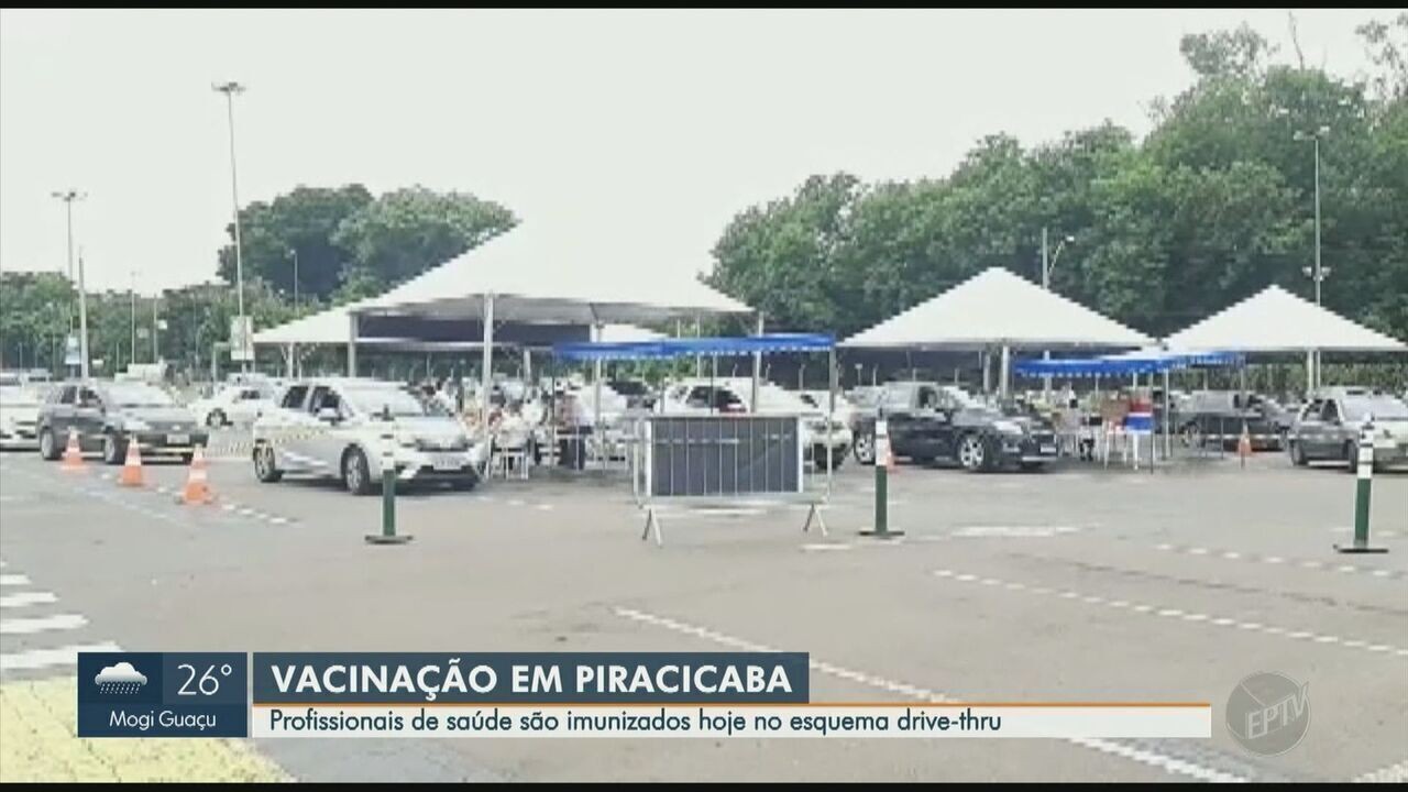 Covid-19: com efetivo reforçado e pré-triagem, vacinação em drive-thru ...