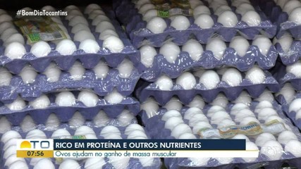 Consumo de ovos pode ajudar no ganho de massa muscular