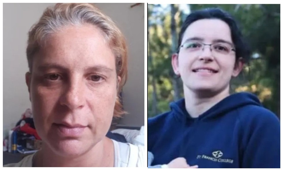 A veterinária Fernanda Fazio (esquerda) é acusada de ser a mandante do assassinato da professora Fernanda Bonin. — Foto: Montagem/g1/Reprodução/TV Globo