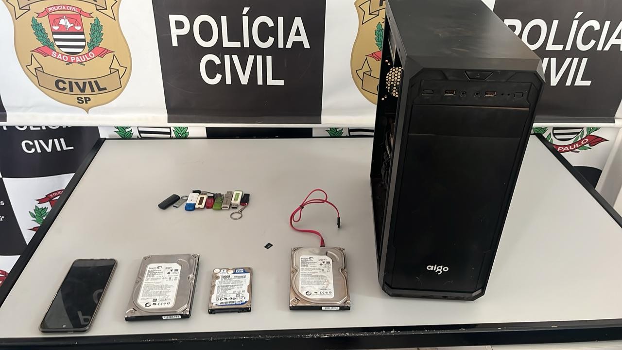 Suspeito de armazenar 40 gb de materiais de abuso sexual de crianças e adolescentes é preso em Iracemápolis