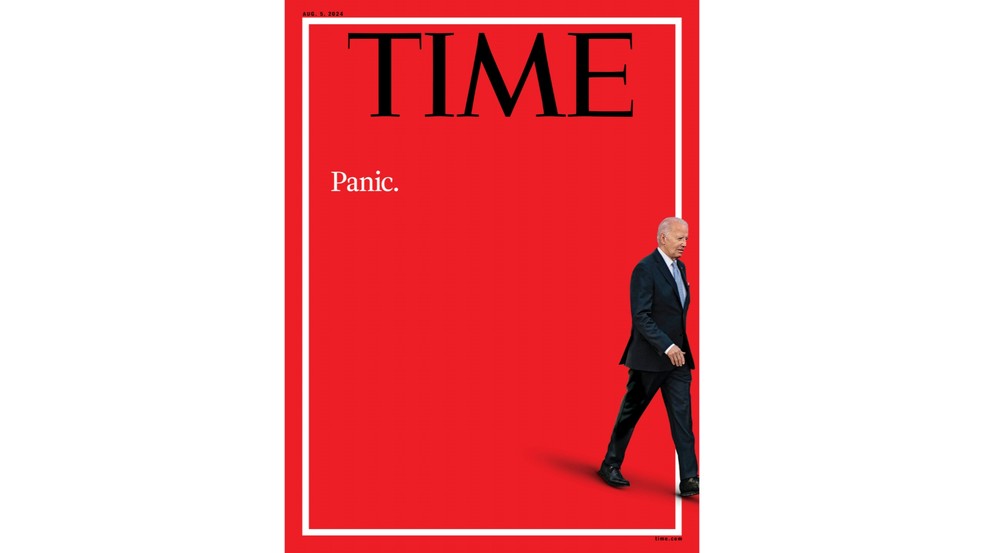 Biden na capa da revista Time — Foto: Reprodução