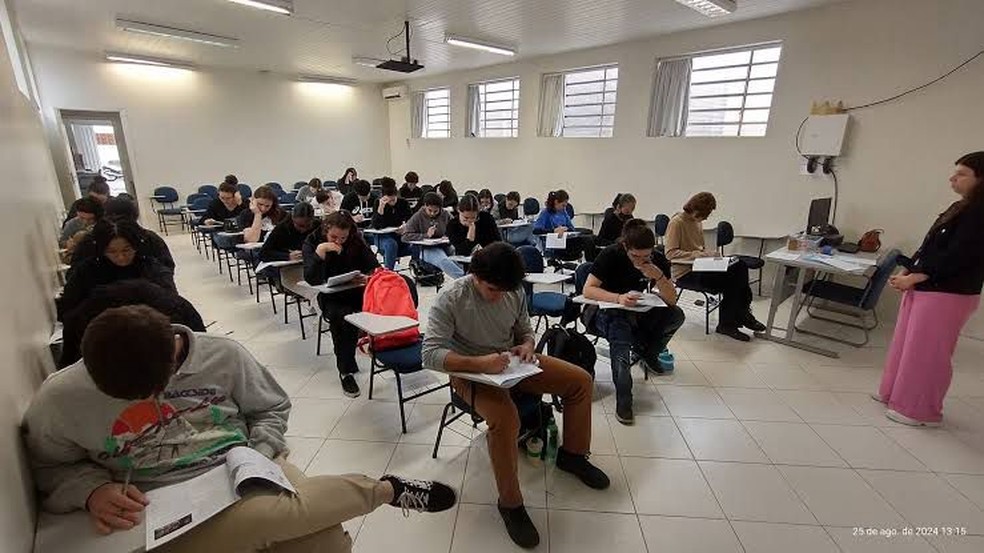 Cursinho Popular de Jaú — Foto: Reprodução