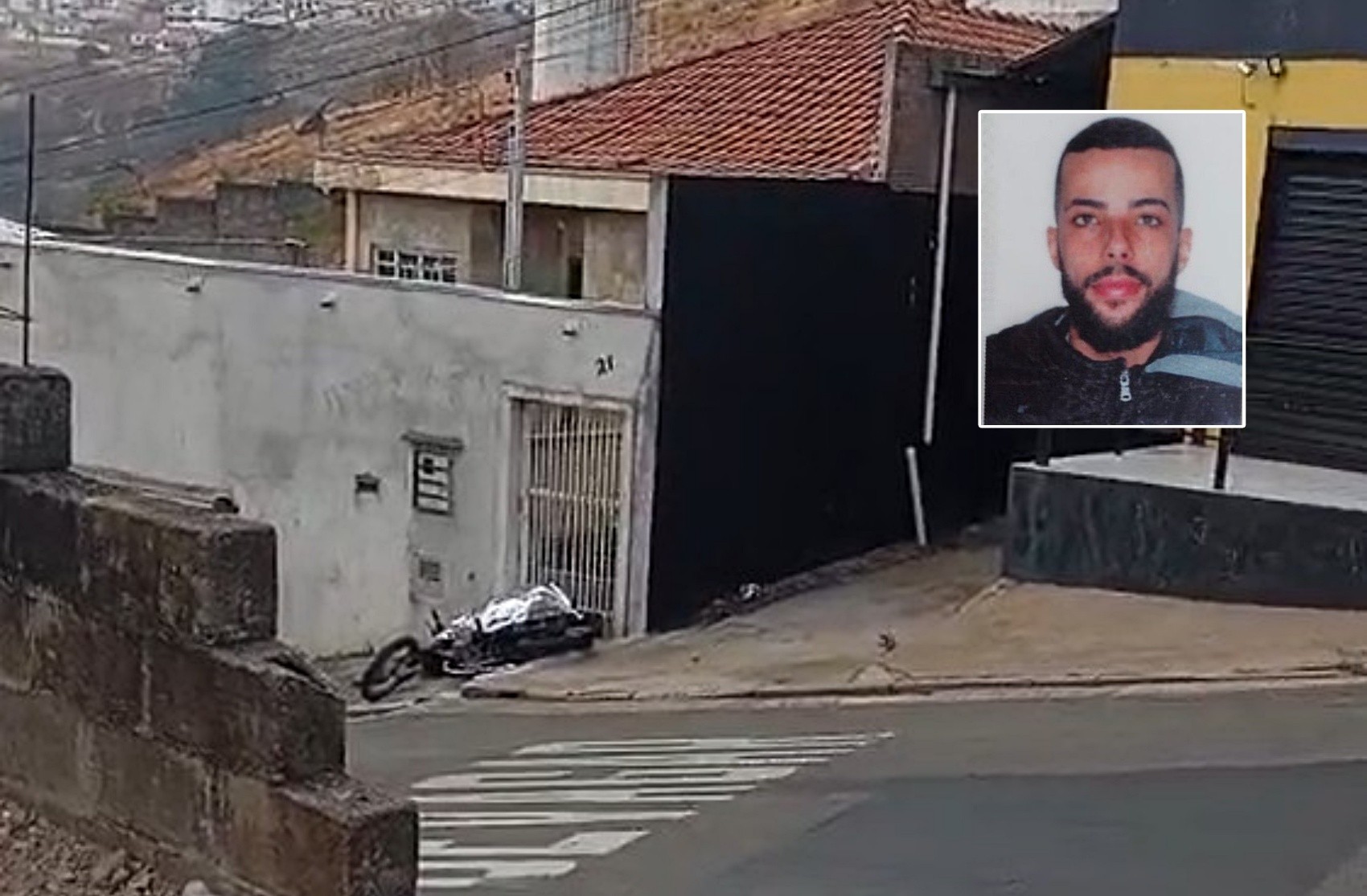 Mototaxista morre ao bater em muro em Poços de Caldas