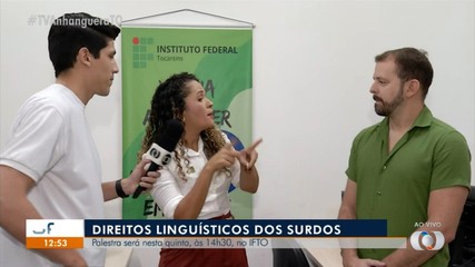 Palestra no Instituto Federal vai abordar os direitos dos surdos