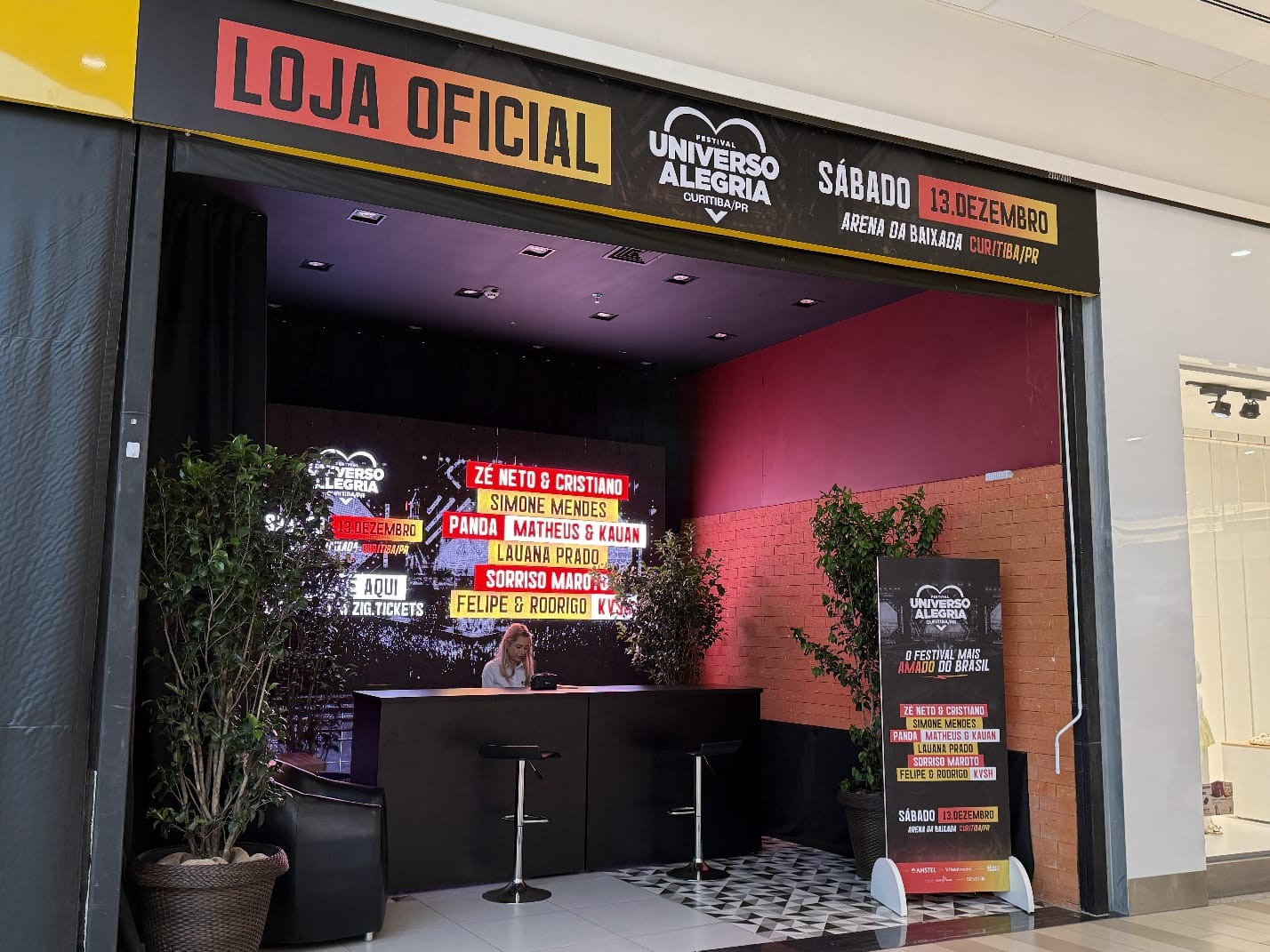 Jockey Plaza Shopping é a bilheteria oficial do Universo Alegria Curitiba 2025