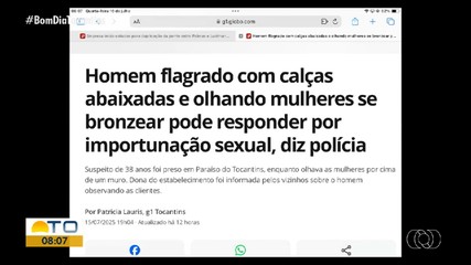 Saiba o que é notícia no portal g1 Tocantins