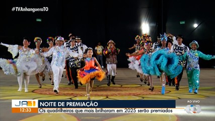Quadrilhas juninas que se destacaram em 2025 serão premiadas em noite de gala
