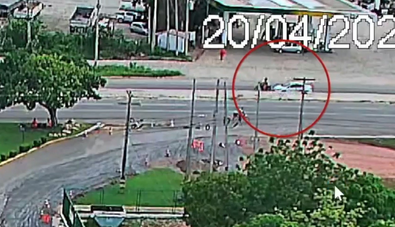 VÍDEO: Motociclista morre após colisão com carro em Mossoró