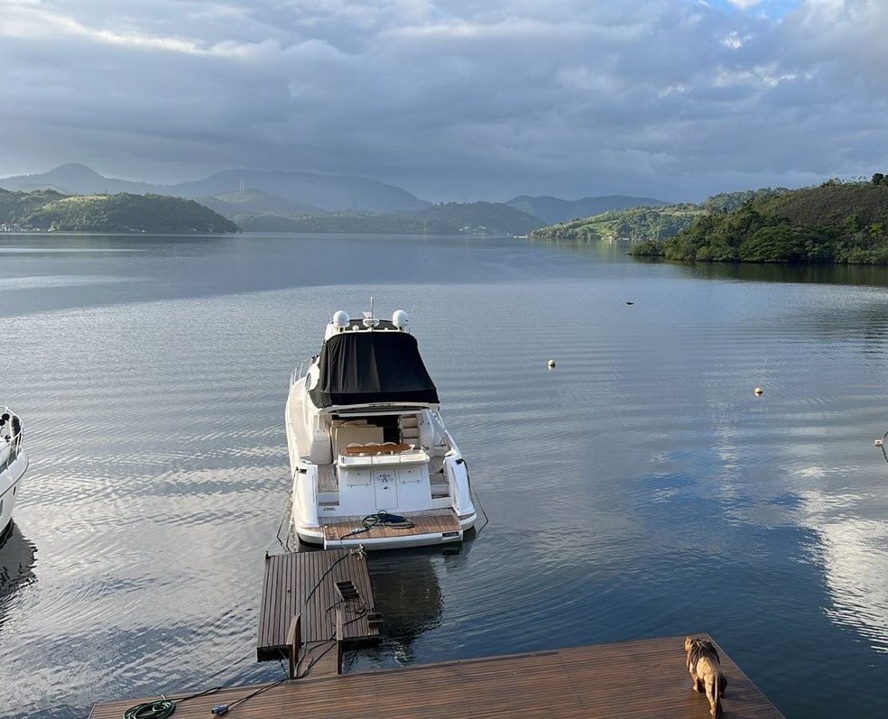 Iate apreendido na Operação Fantasos — Foto: Divulgação/PF