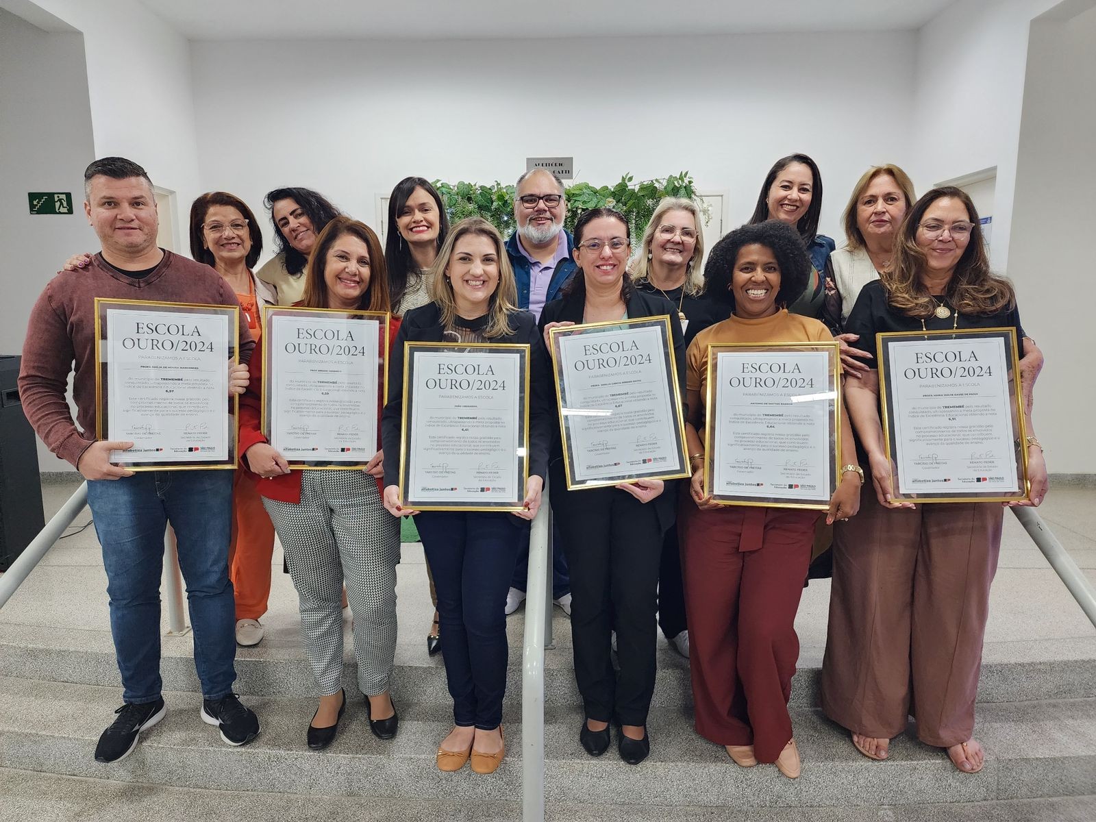 Seis escolas de Tremembé recebem Prêmio Excelência Educacional