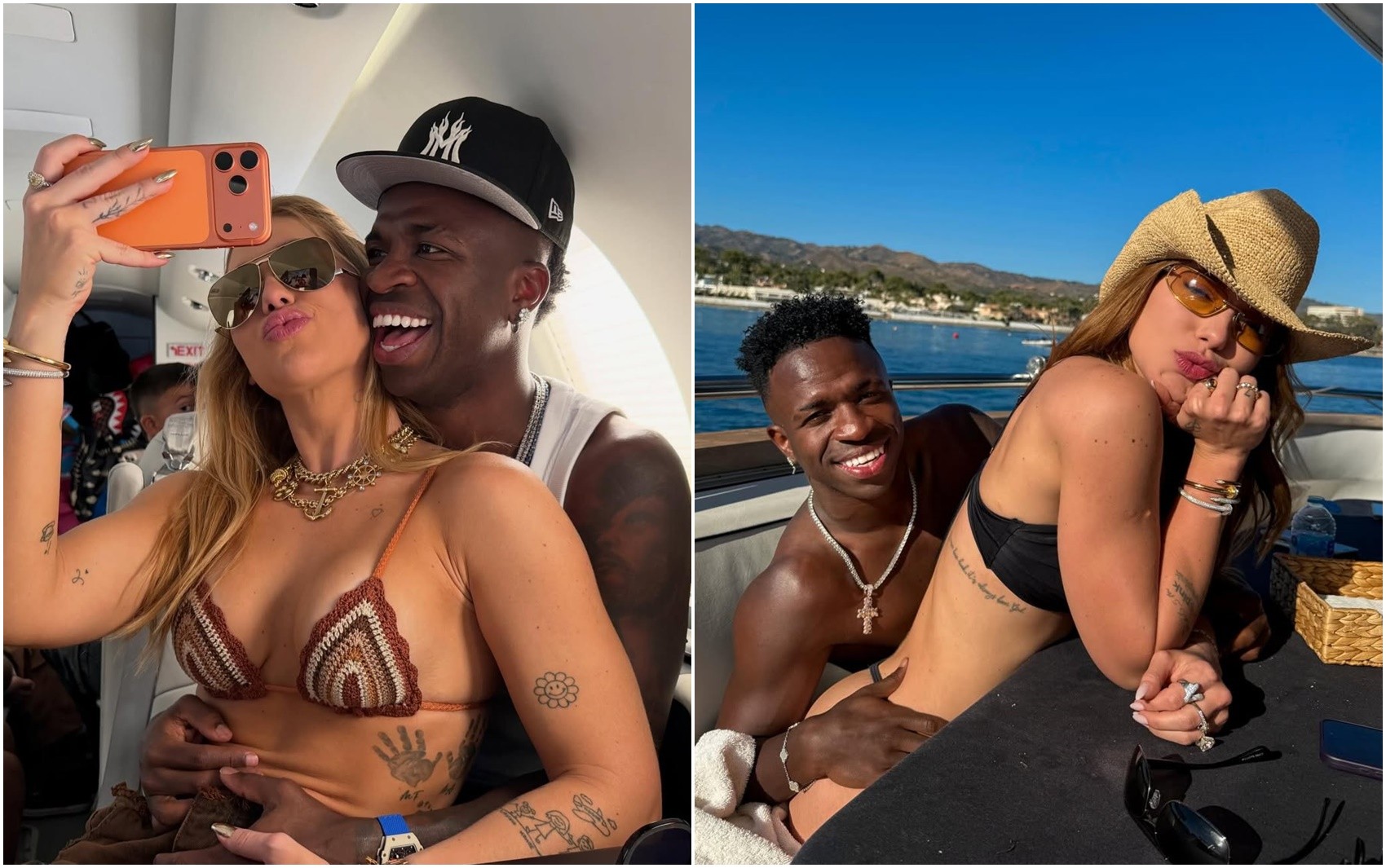 Virginia se declara para Vini Jr: 'Sou feliz com você'