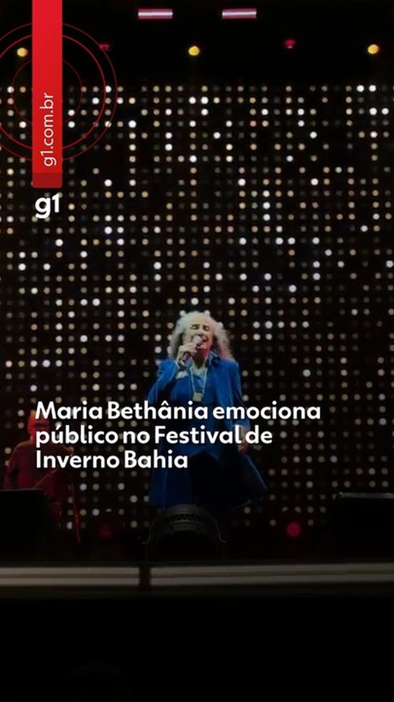 Maria Bethânia emociona público em noite de celebração à música brasileira no Festival de Inverno Bahia