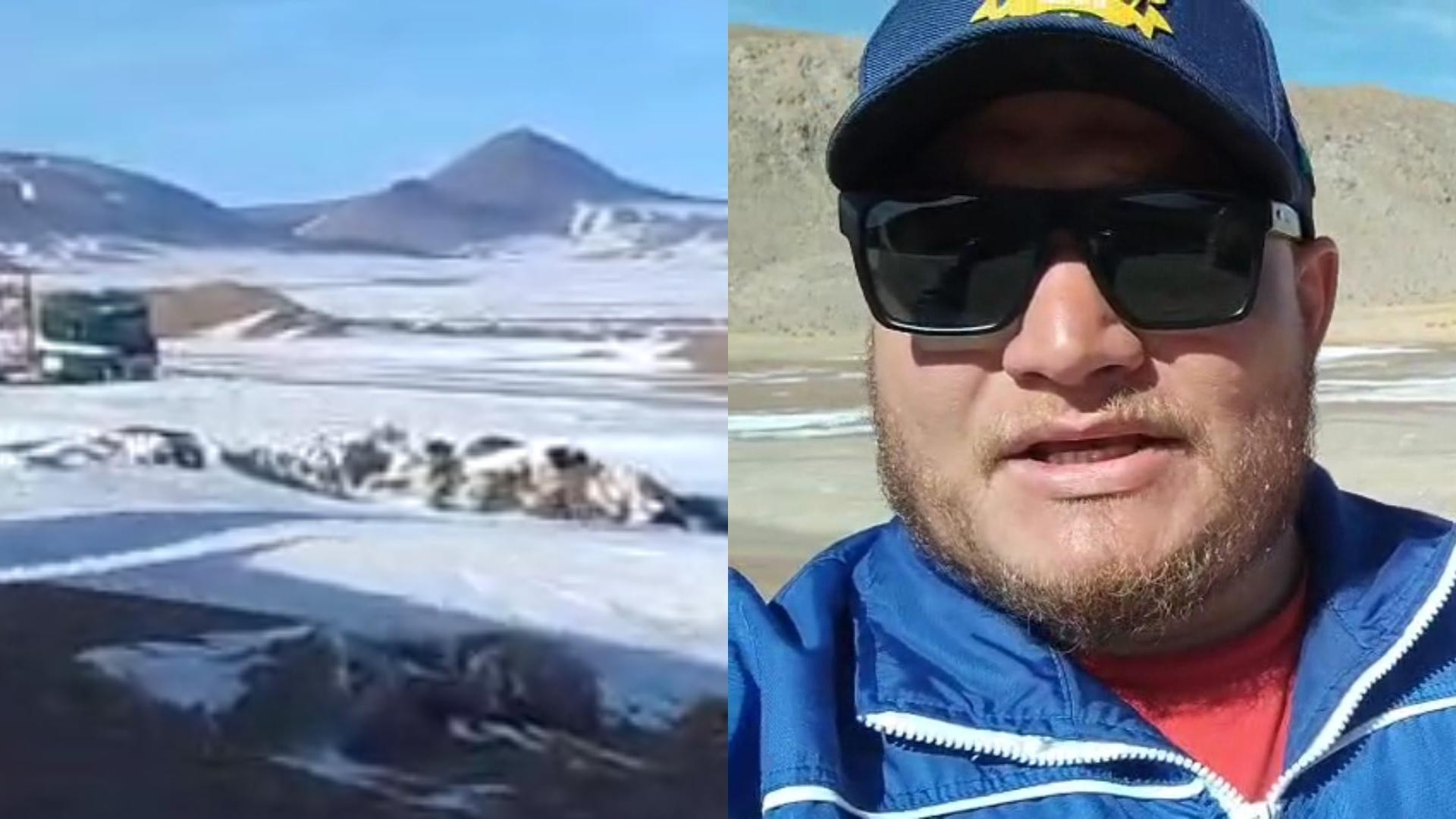 Caminhoneiros presos há mais de uma semana após nevasca no Chile são liberados para seguir viagem