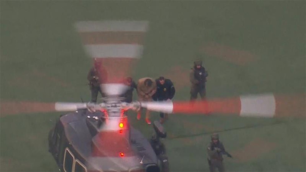 Nicol&aacute;s Maduro &eacute; transferido por autoridades dos EUA para comparecer em tribunal em Nova York em 5 de janeiro de 2026. &mdash; Foto: Reuters