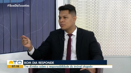 Advogado responde dúvidas de telespectadores sobre responsabilidade de imóveis alugados
