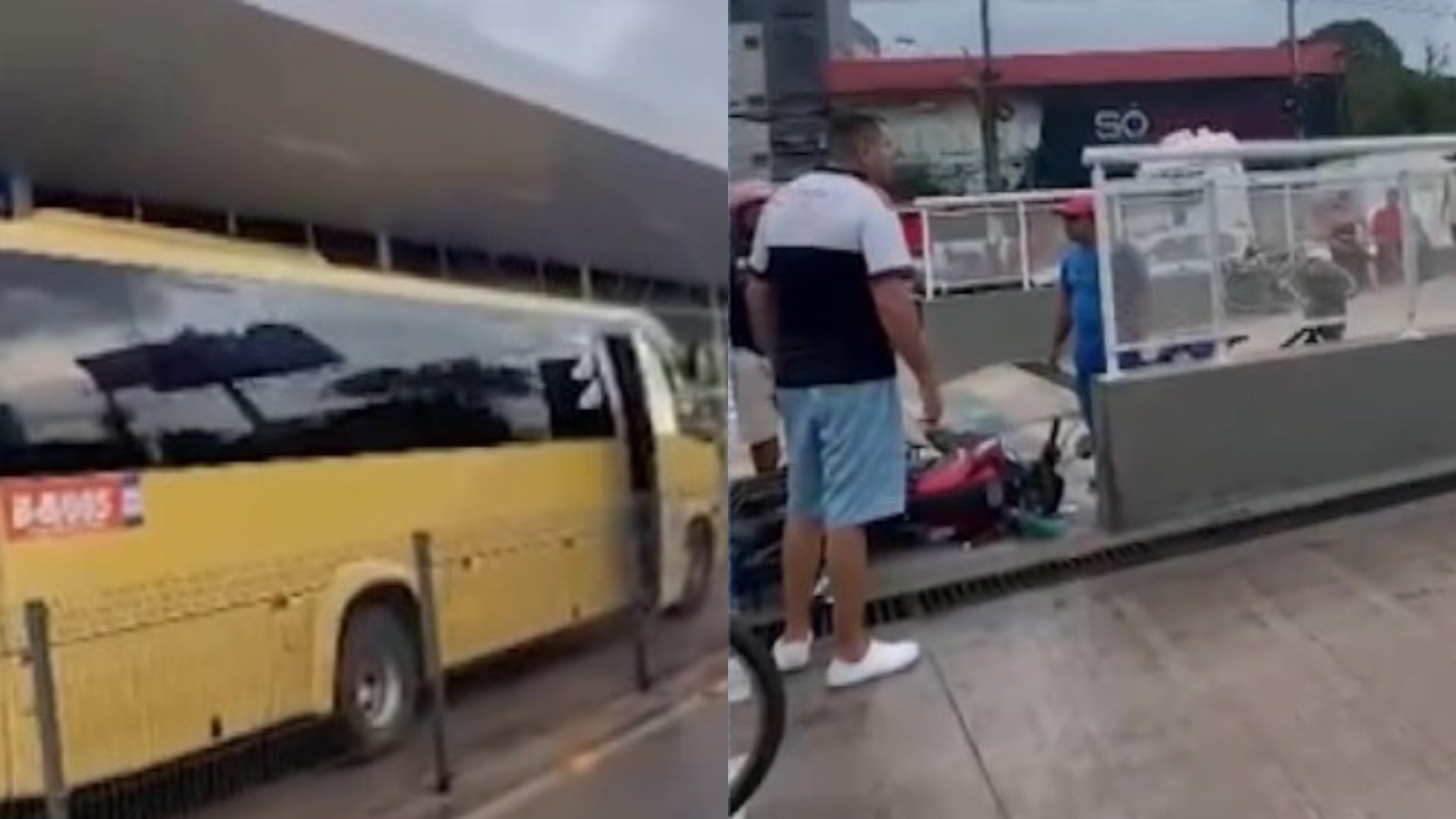 Mulher morre em acidente entre moto e micro-ônibus na pista do BRT em Ananindeua