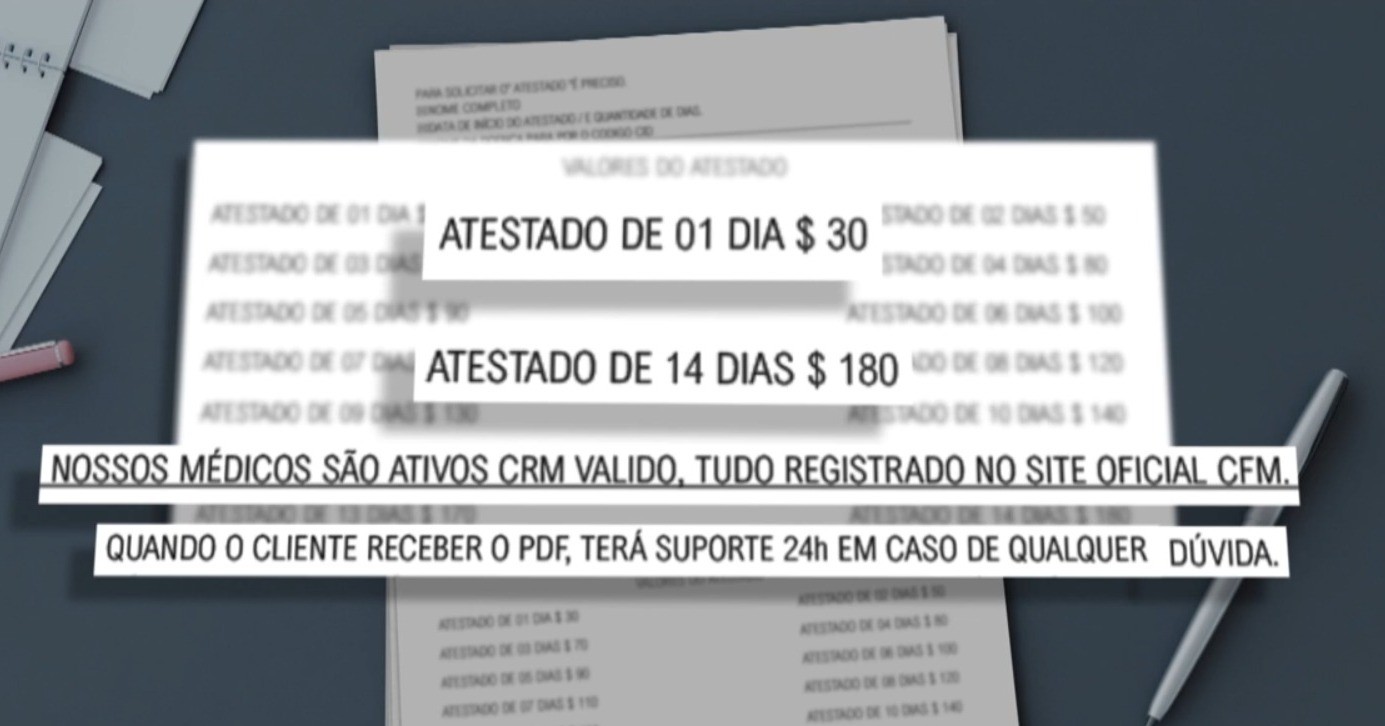 Atestados médicos falsos são vendidos no centro de Salvador; médicos denunciam golpes e intimidações