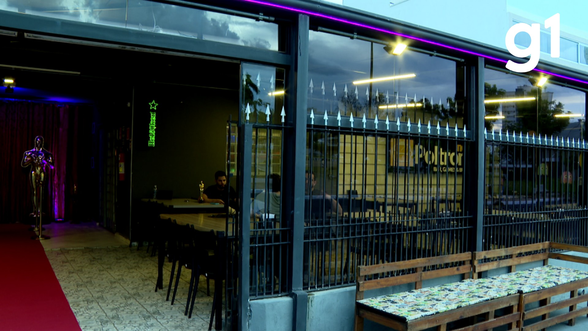 Bar de Cuiabá irá transmitir a premiação do Oscar 2025 — Foto: TVCA