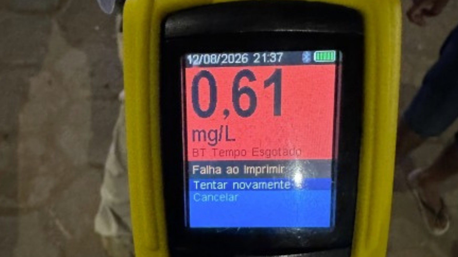 Motociclista é preso por embriaguez ao volante na BR-226, em Barra do Corda